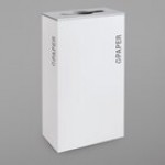 Ex-Cell Kaiser RC-KD17-P BT-HMG Black Tie Kaleidoscope Hammered Gray 17 Gallon Rectangular Paper Receptacle Ex-Cell Kaiser RC-KD17-P BT-HMG Black Tie Kaleidoscope Hammered Gray 17 Gallon Rectangular Paper Receptacle