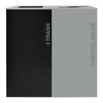 Ex-Cell Kaiser RC-KD17-P BT-HMG Black Tie Kaleidoscope Hammered Gray 17 Gallon Rectangular Paper Receptacle Ex-Cell Kaiser RC-KD17-P BT-HMG Black Tie Kaleidoscope Hammered Gray 17 Gallon Rectangular Paper Receptacle