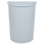 Rubbermaid® FG266400BEIG Untouchable 35 / 50 Gallon Beige Square Trash Can Drop Shot Lid
