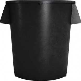 Carlisle 84105503 Bronco 55 Gallon Black Round Trash Can Carlisle 84105503 Bronco 55 Gallon Black Round Trash Can
