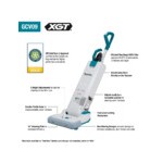 Makita 40V MAX XGT GCV09L1 Lithium-Ion Cordless Brushless 3-Speed Upright Vacuum Kit with HEPA Filtration - 8.0 Ah Makita 40V MAX XGT GCV09L1 Lithium-Ion Cordless Brushless 3-Speed Upright Vacuum Kit with HEPA Filtration - 8.0 Ah