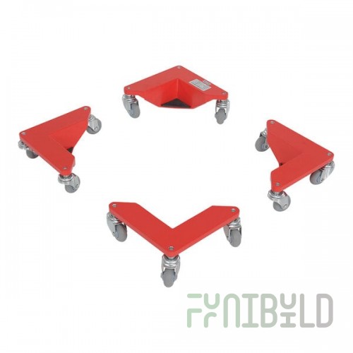 Vestil Aluminum Corner Mover Dolly CMD-A-200-4PK - 800 lb. Capacity - 4/Pack