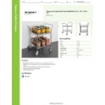 Regency Stainless Steel Two Shelf Utility Cart - 24