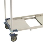 Metro PR48VX4-XDR MetroMax i Mobile Four Tier Tray / Steam Pan Drying Rack with Drip Tray - 24 Metro PR48VX4-XDR MetroMax i Mobile Four Tier Tray / Steam Pan Drying Rack with Drip Tray - 24