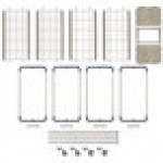 Metro PR48VX4-XDR MetroMax i Mobile Four Tier Tray / Steam Pan Drying Rack with Drip Tray - 24 Metro PR48VX4-XDR MetroMax i Mobile Four Tier Tray / Steam Pan Drying Rack with Drip Tray - 24
