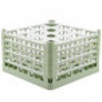 Vollrath 52732 Signature Full-Size Light Green 16-Compartment 9 15/16