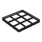 Vollrath TRF-32 Traex® Full-Size Beige 9 Compartment Glass Rack Extender