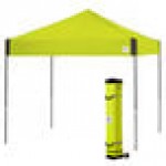 E-Z Up PR3SG10LA Pyramid Instant Shelter 10' x 10' Limeade Canopy with Steel Gray Frame E-Z Up PR3SG10LA Pyramid Instant Shelter 10' x 10' Limeade Canopy with Steel Gray Frame