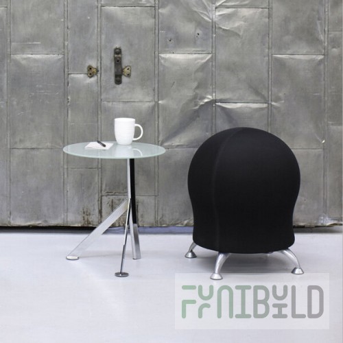 Safco 4750BL Zenergy Black Nylon Ball Chair