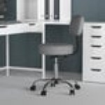 Boss Office B245-GY Gray Be Well Medical Professional Adjustable Stool with Back