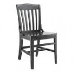 Lancaster Table & Seating Mahogany Finish Wood School House Chair Lancaster Table & Seating Mahogany Finish Wood School House Chair