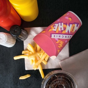 Solo GF35-00645 Eco-Forward Munchie Cup 3.5 oz. Grease-Resistant Paper Container - 1,000/Case Solo GF35-00645 Eco-Forward Munchie Cup 3.5 oz. Grease-Resistant Paper Container - 1,000/Case