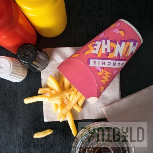 Solo GF35-00645 Eco-Forward Munchie Cup 3.5 oz. Grease-Resistant Paper Container - 1,000/Case
