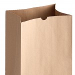 Choice Heavy Duty 25 lb. Shorty Extra Heavy-Duty Natural Kraft Bag - 400/Case Choice Heavy Duty 25 lb. Shorty Extra Heavy-Duty Natural Kraft Bag - 400/Case