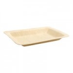Front of the House Servewise 3 oz. Compostable Wood Slanted Cup - 200/Case