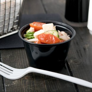 Dart Conex Complements 400PCBLK 4 oz. Black Plastic Souffle / Portion Cup - 2,500/Case Dart Conex Complements 400PCBLK 4 oz. Black Plastic Souffle / Portion Cup - 2,500/Case