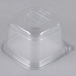 Placon 16 oz. Square Recycled PET Deli Container - 400/Case Placon 16 oz. Square Recycled PET Deli Container - 400/Case