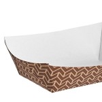 Carnival King #250 2 1/2 lb. Cornerstone Paper Food Tray - 500/Case Carnival King #250 2 1/2 lb. Cornerstone Paper Food Tray - 500/Case