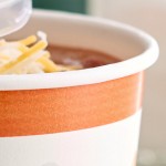 Choice 12 oz. Double Poly-Coated Paper Soup / Hot Food Cup with Vented Plastic Lid - 250/Case Choice 12 oz. Double Poly-Coated Paper Soup / Hot Food Cup with Vented Plastic Lid - 250/Case
