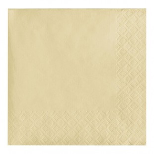 Creative Converting 57161B Ivory 3-Ply Beverage Napkin - 500/Case Creative Converting 57161B Ivory 3-Ply Beverage Napkin - 500/Case