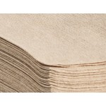 EcoChoice 1-Ply Natural Kraft Beverage / Cocktail Napkin - 4,000/Case