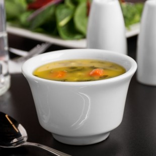 Libbey Slenda 8 oz. Royal Rideau White Porcelain Bouillon - Sample Libbey Slenda 8 oz. Royal Rideau White Porcelain Bouillon - Sample