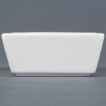 CAC F-BW5 Fortune China White 12 oz. Square Bowl - 48/Case
