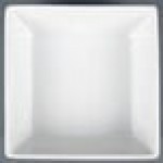 CAC F-BW5 Fortune China White 12 oz. Square Bowl - 48/Case
