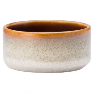 Luzerne Rustic by Oneida 1880 Hospitality L6753066941 2 oz. Sama Porcelain Dip / Sauce Dish / Ramekin - 72/Case