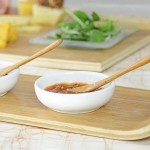 Front of the House Harmony 1.5 oz. Bright White Round Porcelain Ramekin - 12/Case