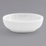 Front of the House Harmony 1.5 oz. Bright White Round Porcelain Ramekin - 12/Case