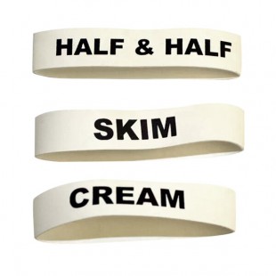Service Ideas Flavor Band Set for 4 Service Ideas Flavor Band Set for 4