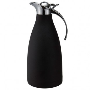 Bon Chef 4055S-NERO Roman Petite 32 oz. Nero Finish Insulated Stainless Steel Server