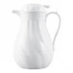Vollrath 52134 SwirlServe Tilt & Pour 64 oz. White Beverage Server Vollrath 52134 SwirlServe Tilt & Pour 64 oz. White Beverage Server