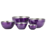 Vollrath 4659165 Double Wall Round Beehive 3.4 Qt. Serving Bowl - Passion Purple Vollrath 4659165 Double Wall Round Beehive 3.4 Qt. Serving Bowl - Passion Purple