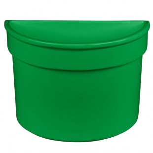 TableCraft CW1312GN 5 Qt. Green Cast Aluminum Half Soup Bowl TableCraft CW1312GN 5 Qt. Green Cast Aluminum Half Soup Bowl