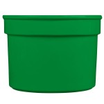 TableCraft CW1312GN 5 Qt. Green Cast Aluminum Half Soup Bowl