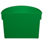 TableCraft CW1312GN 5 Qt. Green Cast Aluminum Half Soup Bowl