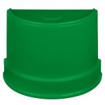 TableCraft CW1312GN 5 Qt. Green Cast Aluminum Half Soup Bowl