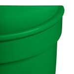 TableCraft CW1312GN 5 Qt. Green Cast Aluminum Half Soup Bowl