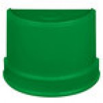 TableCraft CW1312GN 5 Qt. Green Cast Aluminum Half Soup Bowl