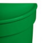 TableCraft CW1312GN 5 Qt. Green Cast Aluminum Half Soup Bowl