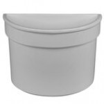 TableCraft CW1312GN 5 Qt. Green Cast Aluminum Half Soup Bowl