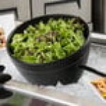 G.E.T. Enterprises FRD36BB Bugambilia 11.6 Qt. Classic Textured Finish Black Resin-Coated Aluminum Miami Round Bowl G.E.T. Enterprises FRD36BB Bugambilia 11.6 Qt. Classic Textured Finish Black Resin-Coated Aluminum Miami Round Bowl