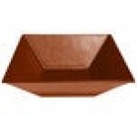 G.E.T. Enterprises BSD16BR Bugambilia 13.5 Qt. Classic Textured Finish Brick Resin-Coated Aluminum XL Deep Square Bowl G.E.T. Enterprises BSD16BR Bugambilia 13.5 Qt. Classic Textured Finish Brick Resin-Coated Aluminum XL Deep Square Bowl