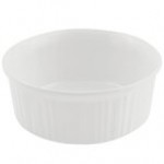 Bon Chef 5053 1.5 Qt. White Sandstone Finish Cast Aluminum Casserole Dish