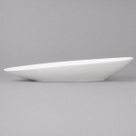 Bon Chef 1100014P Slanted Oval 26 oz. White Porcelain Bowl - 6/Pack Bon Chef 1100014P Slanted Oval 26 oz. White Porcelain Bowl - 6/Pack