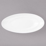 Bon Chef 1100014P Slanted Oval 26 oz. White Porcelain Bowl - 6/Pack Bon Chef 1100014P Slanted Oval 26 oz. White Porcelain Bowl - 6/Pack