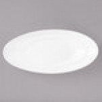 Bon Chef 1100014P Slanted Oval 26 oz. White Porcelain Bowl - 6/Pack Bon Chef 1100014P Slanted Oval 26 oz. White Porcelain Bowl - 6/Pack