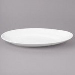 Bon Chef 1100014P Slanted Oval 26 oz. White Porcelain Bowl - 6/Pack Bon Chef 1100014P Slanted Oval 26 oz. White Porcelain Bowl - 6/Pack